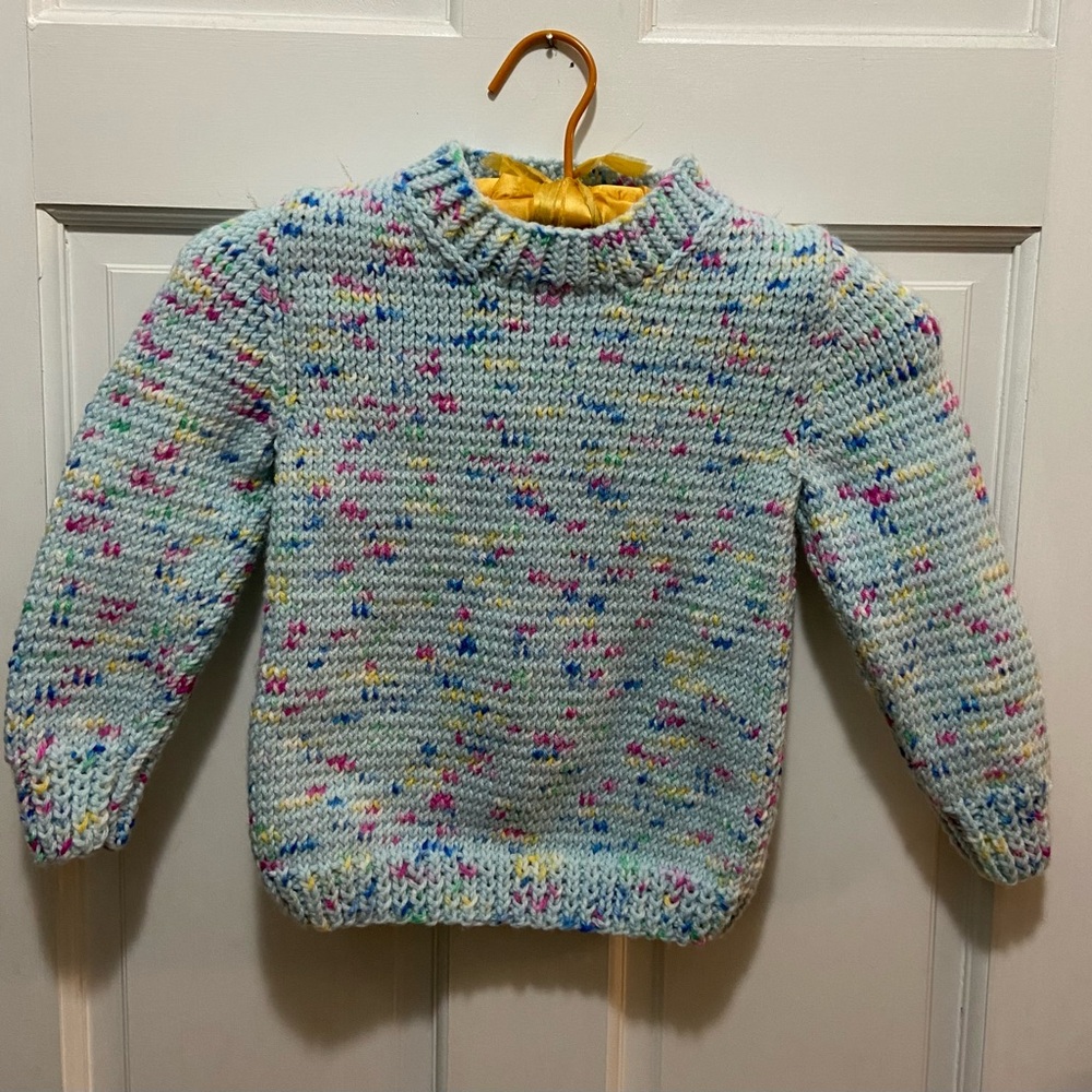 Colorful Knit Kids Sweater